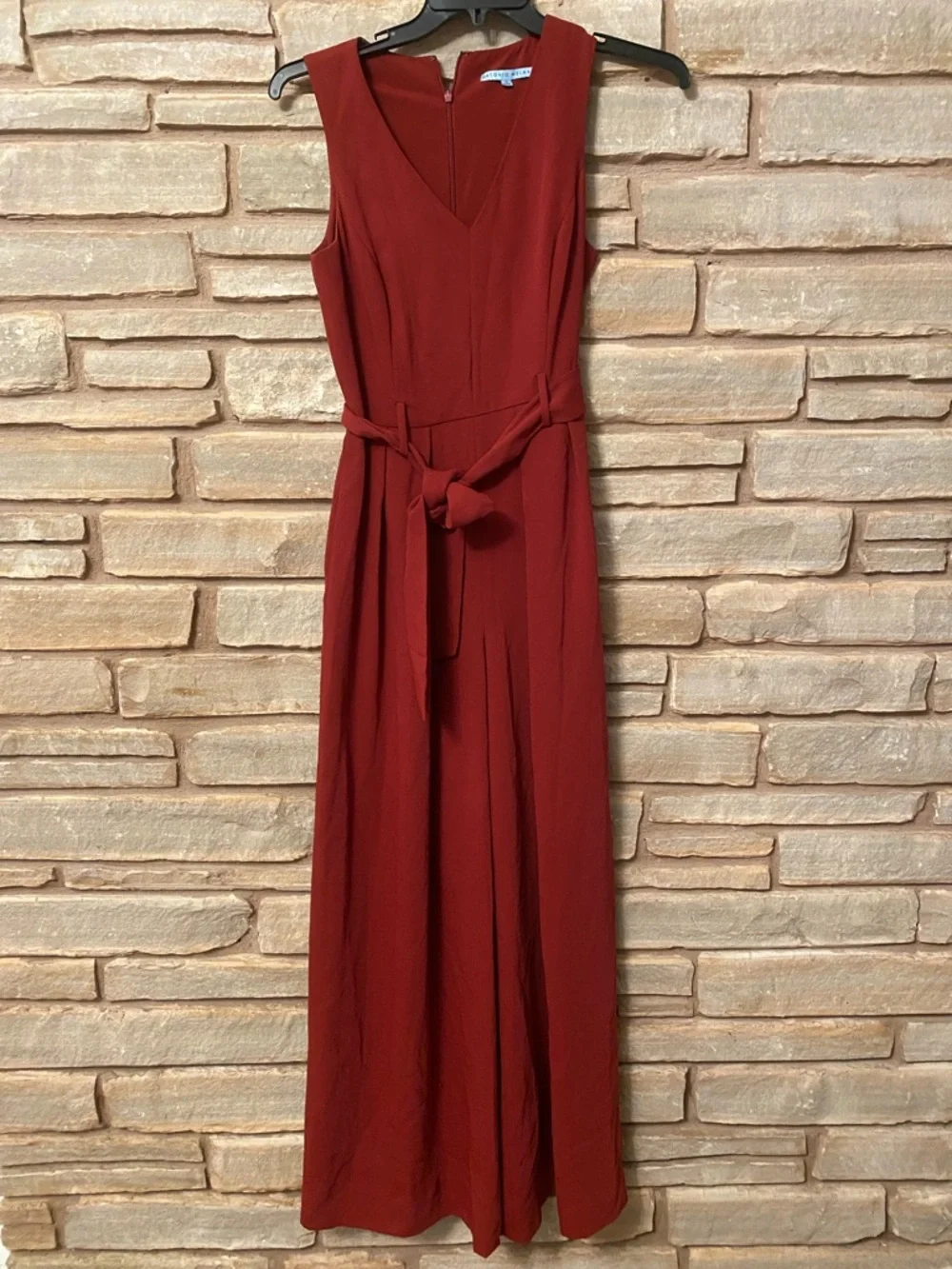 Antonio Melani Wide Leg V-Neck Jumpsuit Size 4